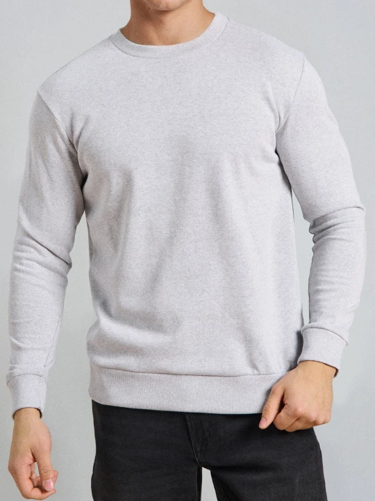 Zdjęcie produktu Sinsay - Bluza w stylu basic - szary