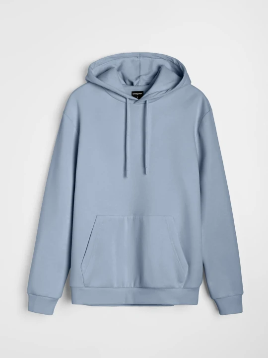 Zdjęcie produktu Sinsay - Bluza z kapturem basic - błękitny