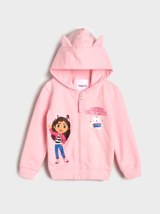 Zdjęcie produktu Sinsay - Bluza z kapturem Gabby's Dollhouse - różowy