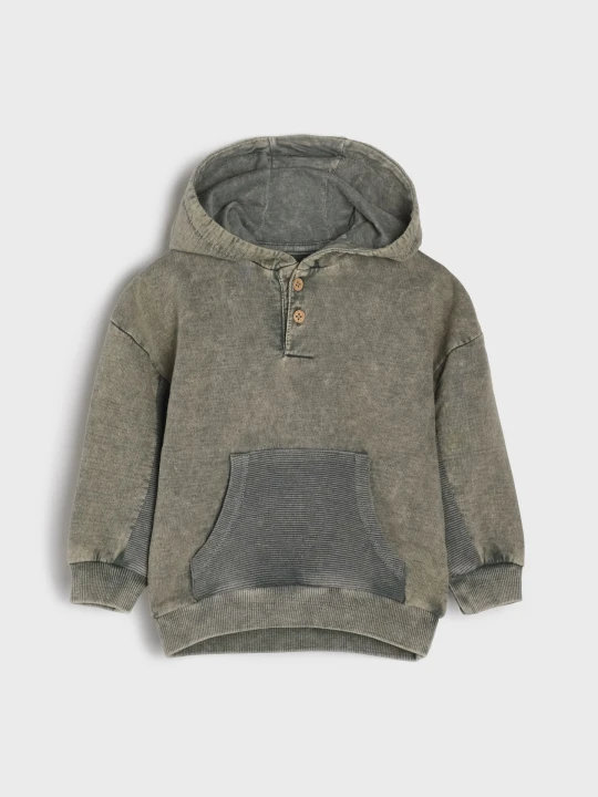 Zdjęcie produktu Sinsay - Bluza z kapturem - khaki