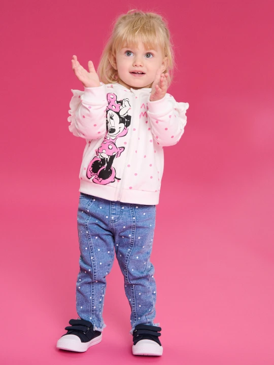 Zdjęcie produktu Sinsay - Bluza z kapturem Minnie Mouse - kremowy
