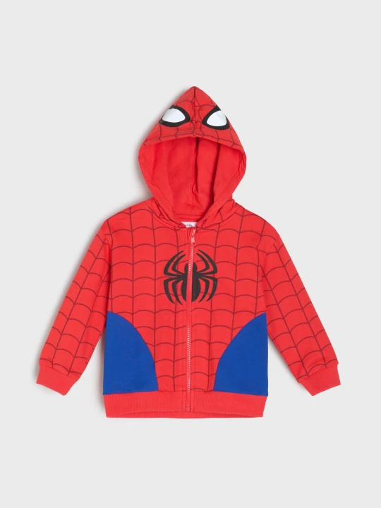 Zdjęcie produktu Sinsay - Bluza z kapturem Spider-Man - czerwony