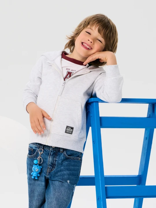 Zdjęcie produktu Sinsay - Bluza z kapturem - szary