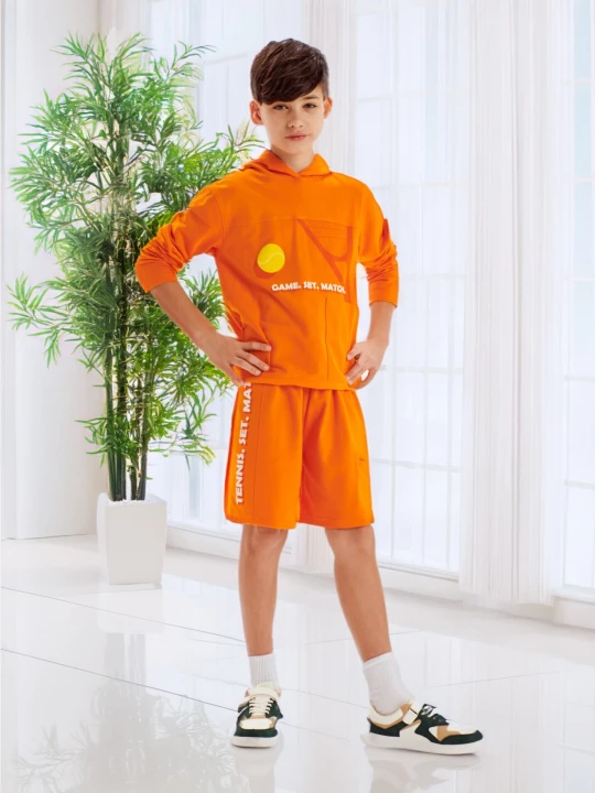 Zdjęcie produktu Sinsay - Bluza z kapurem - pomarańczowy