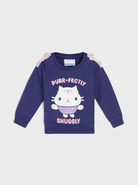 Zdjęcie produktu Sinsay - Bluza z nadrukiem Gabby’s Dollhouse - granatowy