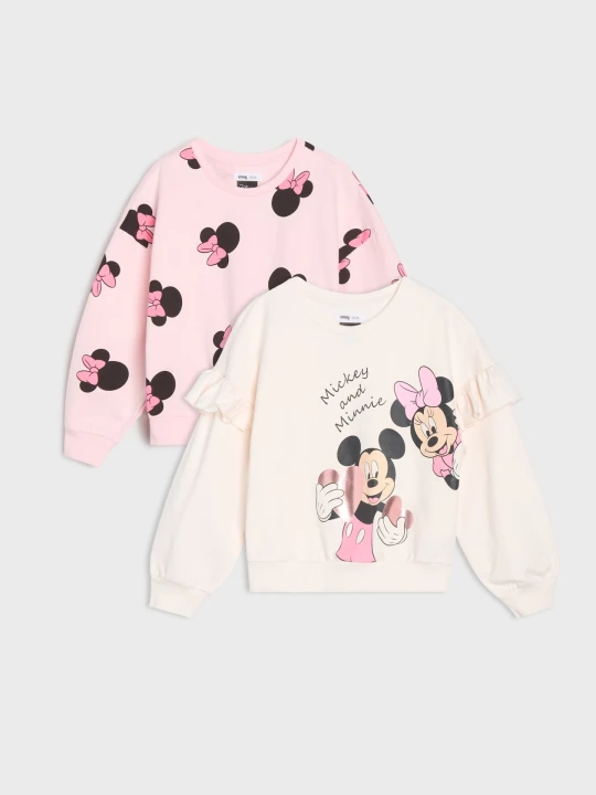 Zdjęcie produktu Sinsay - Bluzy 2 pack Minnie Mouse - kremowy