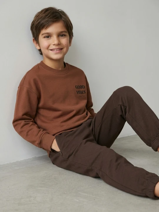 Zdjęcie produktu Sinsay - Bluzy crewneck z bawełną 2 pack - wielobarwny
