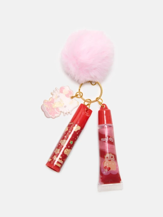 Zdjęcie produktu Sinsay - Błyszczyk i balsam do ust na breloku Hello Kitty - wielobarwny