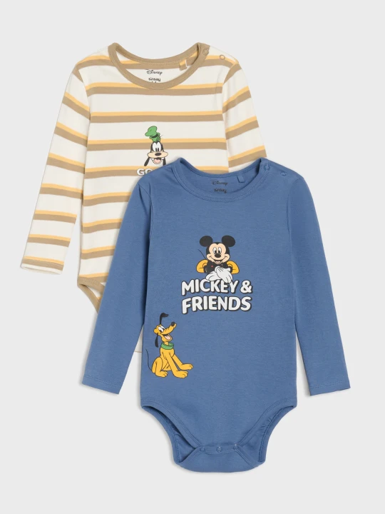 Zdjęcie produktu Sinsay - Body 2 pack Mickey Mouse - mid blue