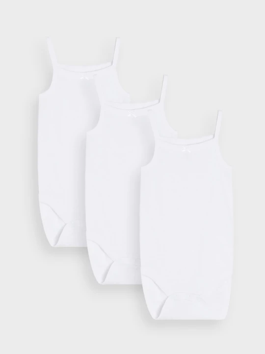 Zdjęcie produktu Sinsay - Body na ramiączkach 3 pack - biały