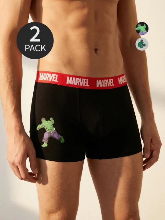 Zdjęcie produktu Sinsay - Bokserki Classic 2 pack Hulk - wielobarwny