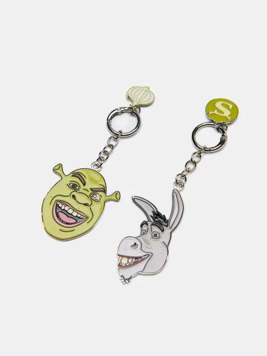 Zdjęcie produktu Sinsay - Breloki Shrek 2 pack - wielobarwny