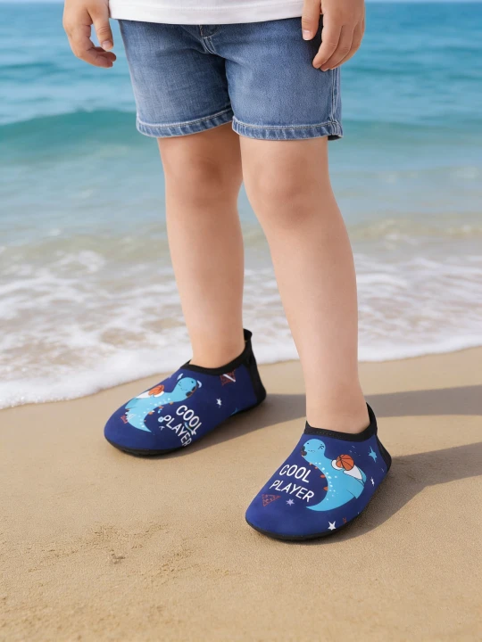 Zdjęcie produktu Sinsay - Buty plażowe z motywem dinozaura - niebieski