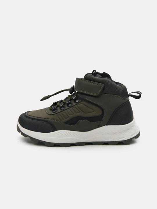 Zdjęcie produktu Sinsay - Buty trekkingowe za kostkę z imitacji skóry - khaki
