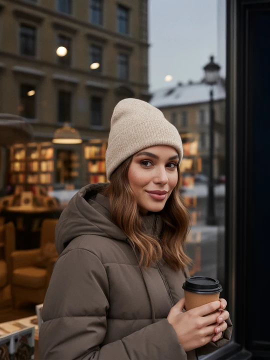 Zdjęcie produktu Sinsay - Czapka beanie - beżowy