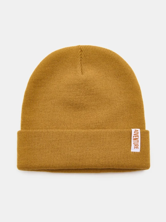 Zdjęcie produktu Sinsay - Czapka beanie z naszywką - żółty