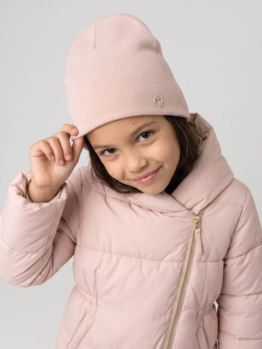 Zdjęcie produktu Sinsay - Czapka beanie z ozdobną zawieszką w kształcie serca - kremowy