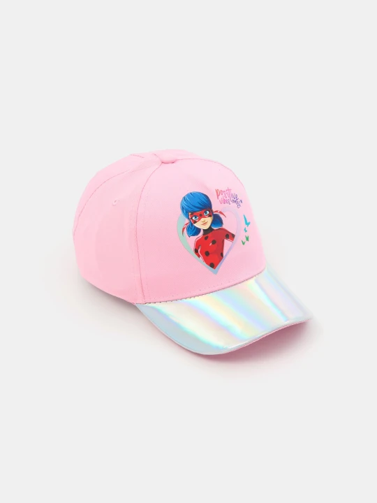 Zdjęcie produktu Sinsay - Czapka z daszkiem holograficznym Miraculous - różowy