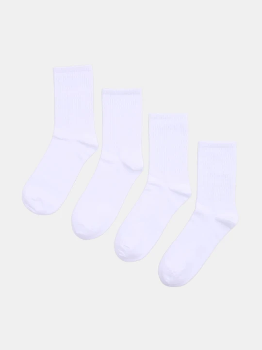 Zdjęcie produktu Sinsay - Długie skarpetki 4 pack - biały