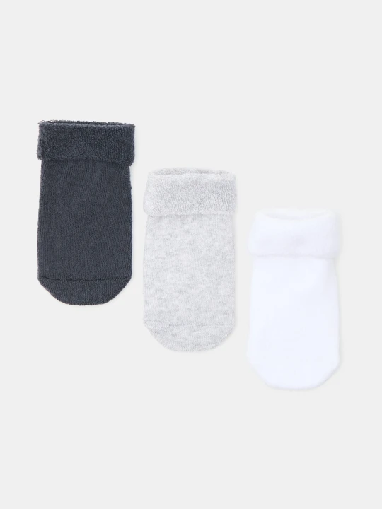 Zdjęcie produktu Sinsay - Długie skarpetki z bawełną 3 pack - wielobarwny