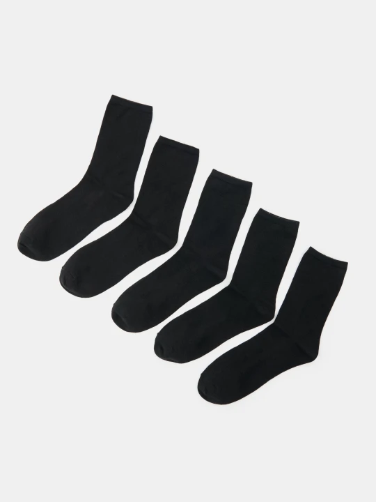 Zdjęcie produktu Sinsay - Długie skarpety 5 pack - czarny