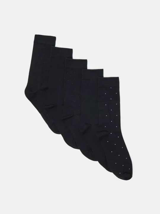 Zdjęcie produktu Sinsay - Długie skarpety basic 5 pack - czarny