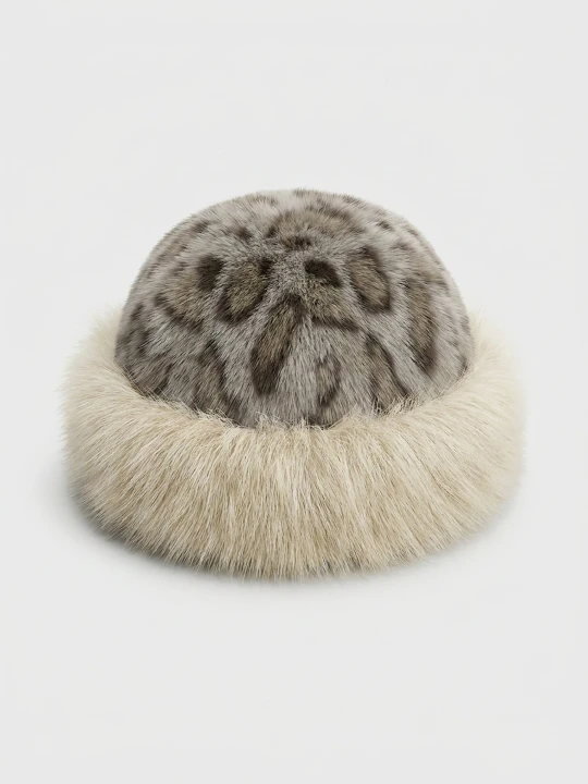 Zdjęcie produktu Sinsay - Dwuwarstwowy kapelusz bucket hat ze sztucznego futra - wielobarwny