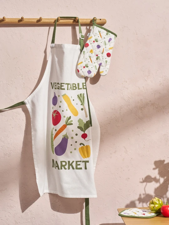 Zdjęcie produktu Sinsay - Fartuch z motywem warzyw - wielobarwny