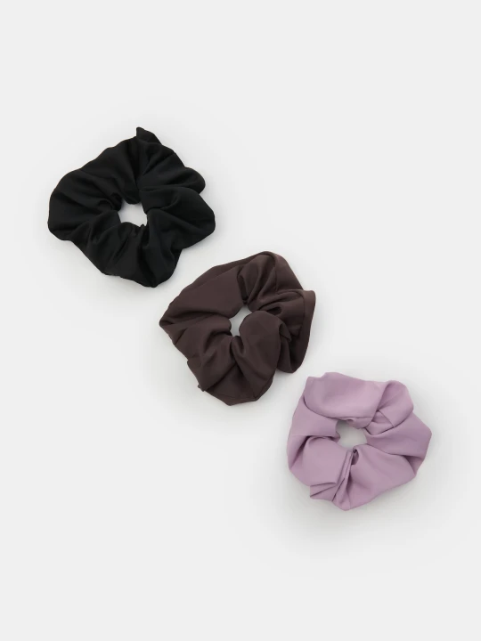 Zdjęcie produktu Sinsay - Gumki do włosów scrunchie 3 pack - wielobarwny