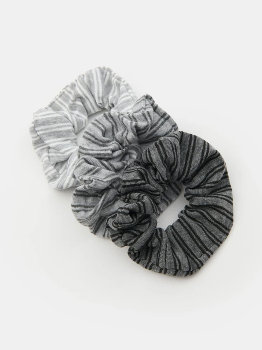 Zdjęcie produktu Sinsay - Gumki do włosów scrunchie 3 pack - wielobarwny