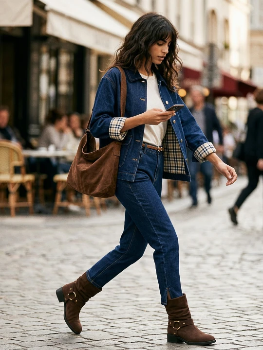 Zdjęcie produktu Sinsay - Jeansowa kurtka boxy typu barn jacket - niebieski
