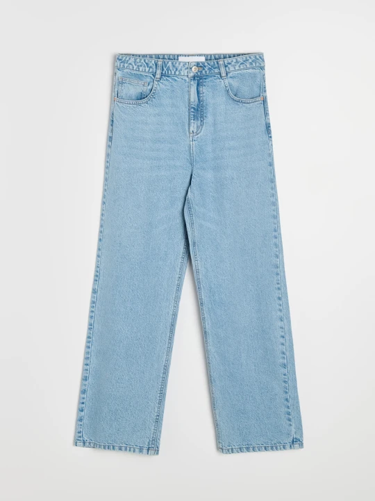 Zdjęcie produktu Sinsay - Jeansy balloon high waist - niebieski
