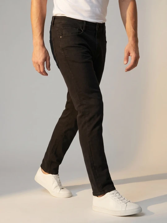 Zdjęcie produktu Sinsay - Jeansy cropped carrot - czarny