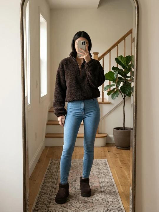 Zdjęcie produktu Sinsay - Jeansy high waist - niebieski
