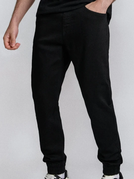 Zdjęcie produktu Sinsay - Jeansy jogger - czarny
