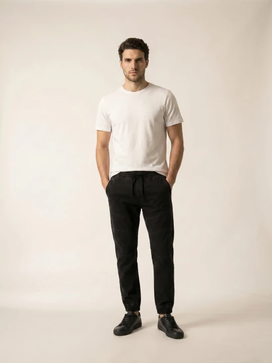 Zdjęcie produktu Sinsay - Jeansy jogger - czarny