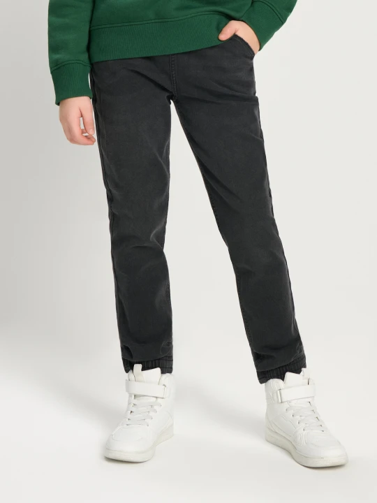 Zdjęcie produktu Sinsay - Jeansy jogger - czarny