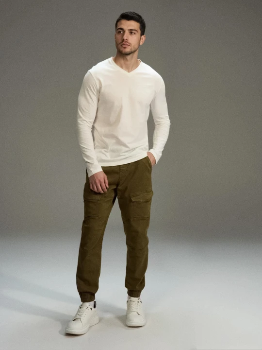 Zdjęcie produktu Sinsay - Jeansy jogger - zielony
