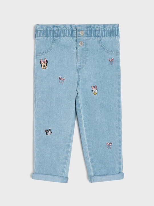Zdjęcie produktu Sinsay - Jeansy pull on Minnie and Daisy - niebieski