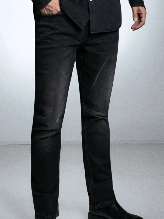 Zdjęcie produktu Sinsay - Jeansy regular fit - czarny