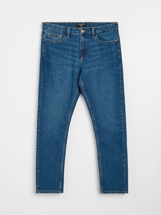 Zdjęcie produktu Sinsay - Jeansy regular fit - granatowy