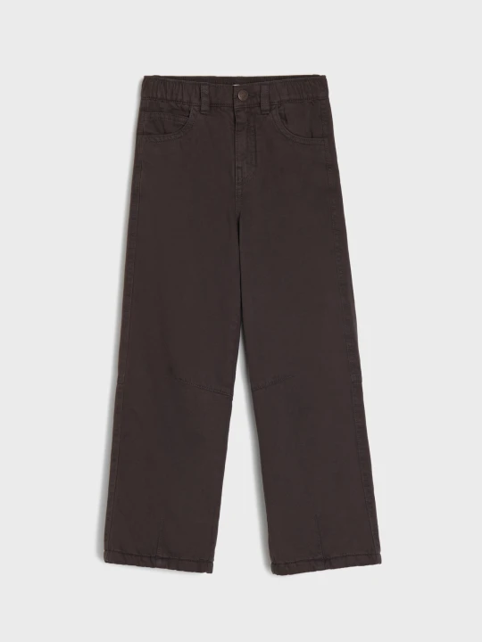 Zdjęcie produktu Sinsay - Jeansy relaxed straight - dark grey jeans