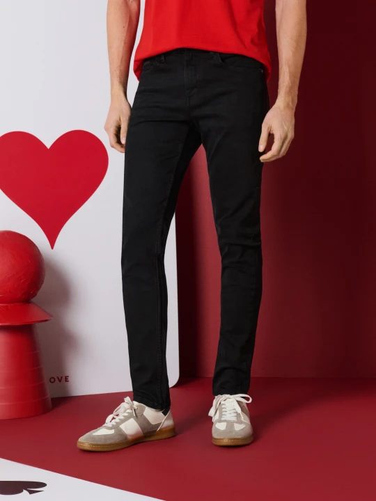 Zdjęcie produktu Sinsay - Jeansy skinny - czarny