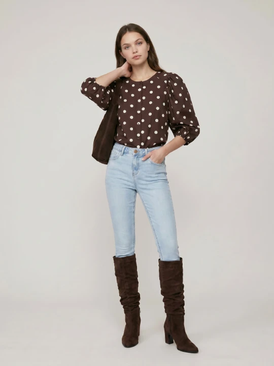 Zdjęcie produktu Sinsay - Jeansy skinny high waist z domieszką wiskozy - niebieski