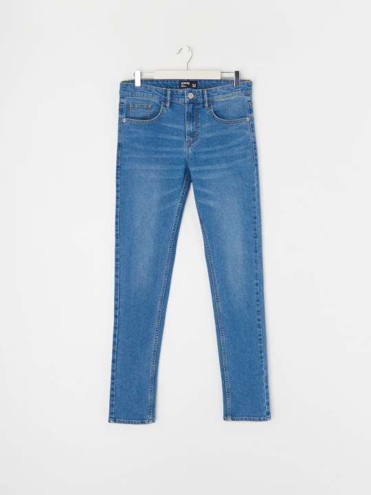Zdjęcie produktu Sinsay - Jeansy skinny - niebieski