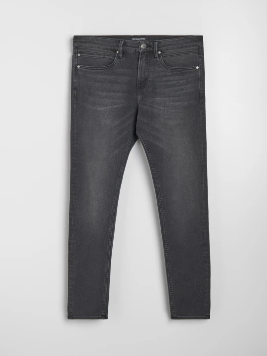 Zdjęcie produktu Sinsay - Jeansy skinny z efektem sprania - szary
