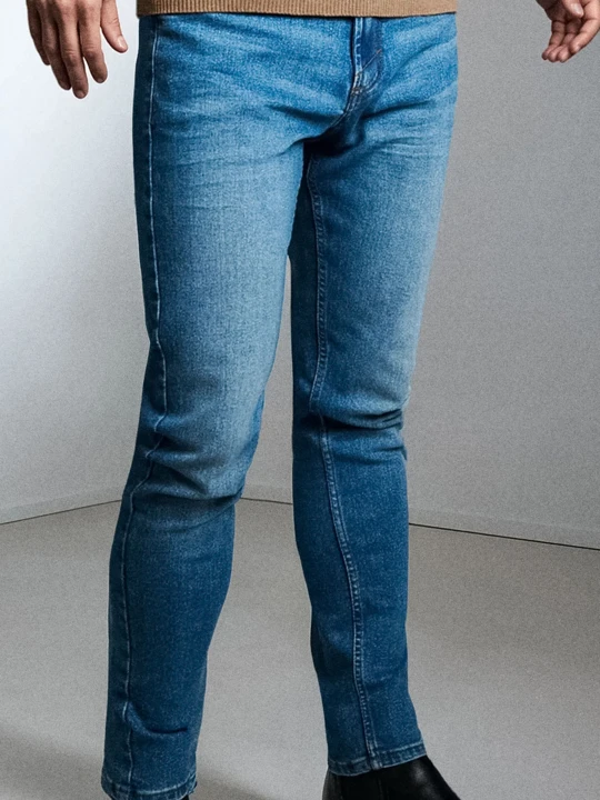 Zdjęcie produktu Sinsay - Jeansy slim fit - granatowy