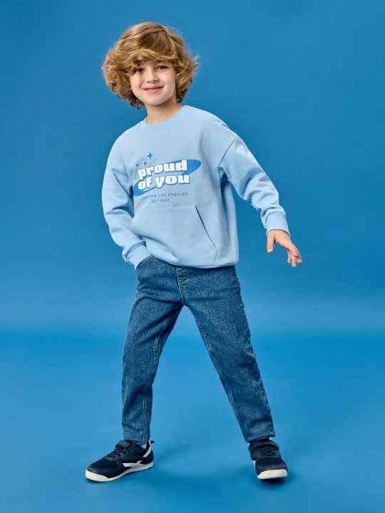 Zdjęcie produktu Sinsay - Jeansy slim fit - granatowy