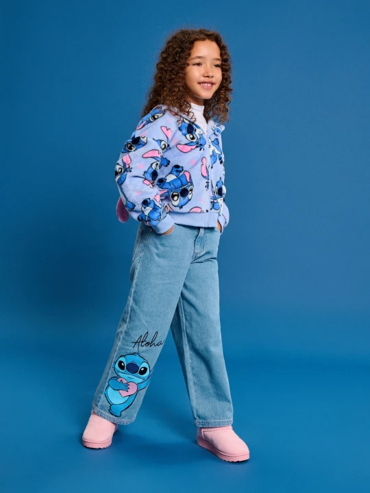 Zdjęcie produktu Sinsay - Jeansy Stitch - niebieski
