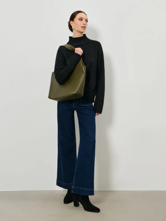 Zdjęcie produktu Sinsay - Jeansy wide leg - niebieski